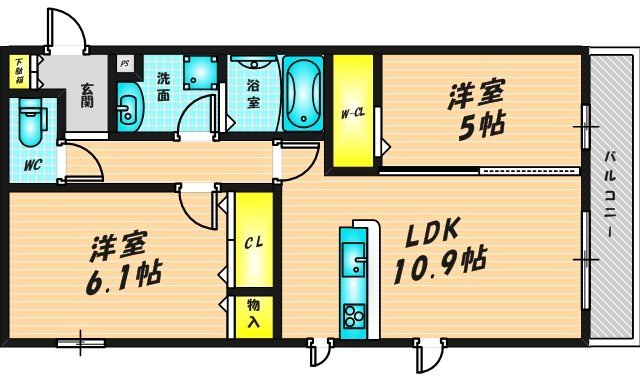 アコルデ西岩田 (306号)