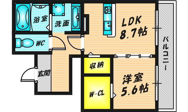 ローゼラルジュA棟　（103号）