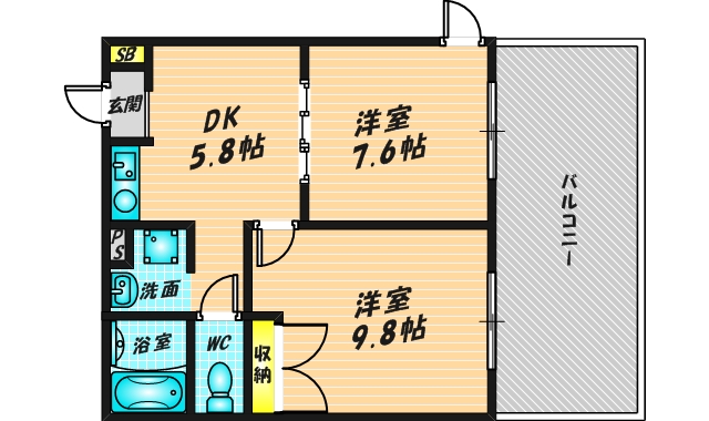 グロースハイツ吉田　（103号）