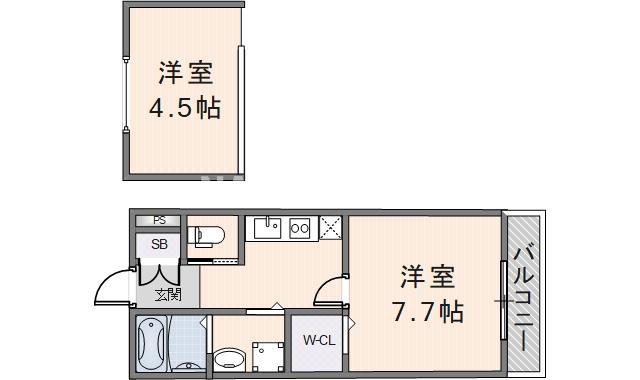 エムズコート吉田　（204号）