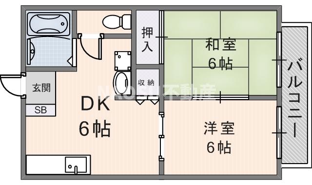 KMKハイツ　（202号）