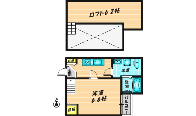 クレストヴィラ　（203号）
