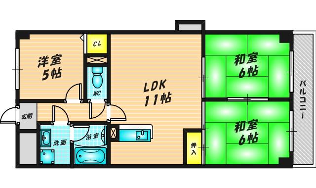 グランドゥール西岡 (505号)