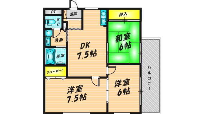 カーサ山野 (401号)