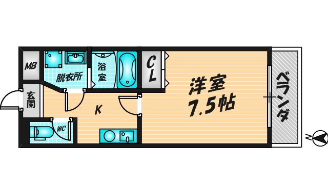 シエテ東大阪 (302号)
