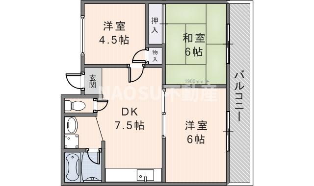 フリーディオ石切 (208号)