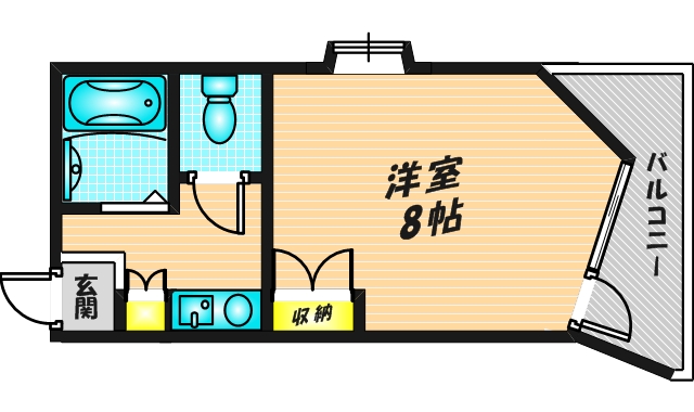 エンゼルハイツ桜町　（203号）