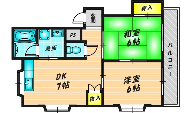 サンライフ若江東　（402号）