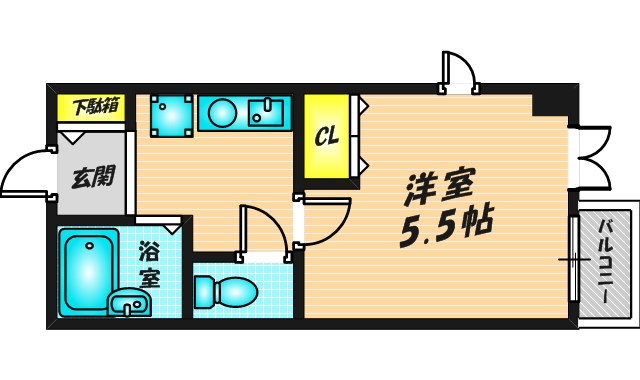 ロンモンターニュ小阪 (202号)