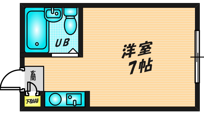 バッハレジデンス長瀬　（308号）