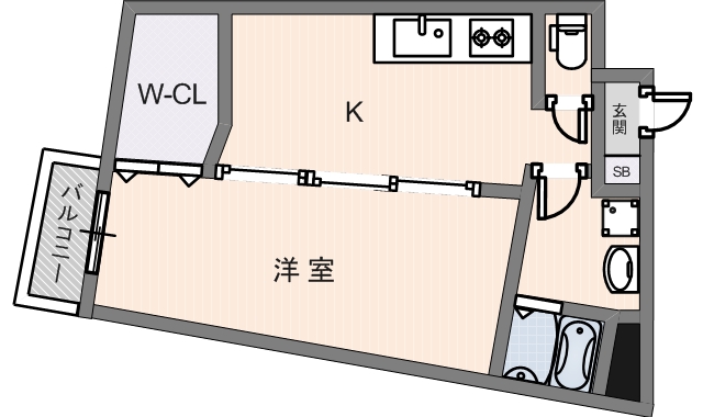 カーサフォルトゥナート額田駅前　（203号）