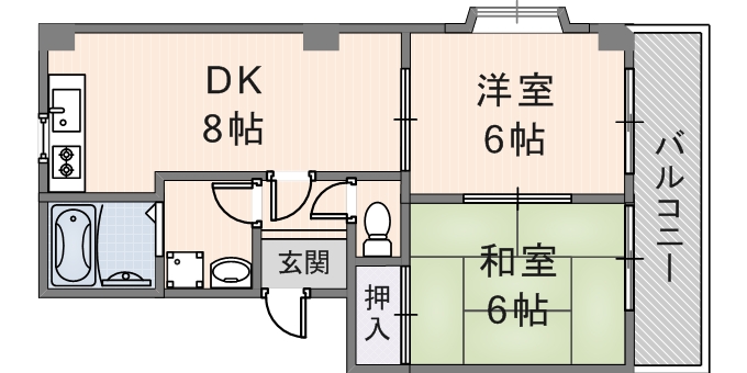 ラルゴ若江　（301号）