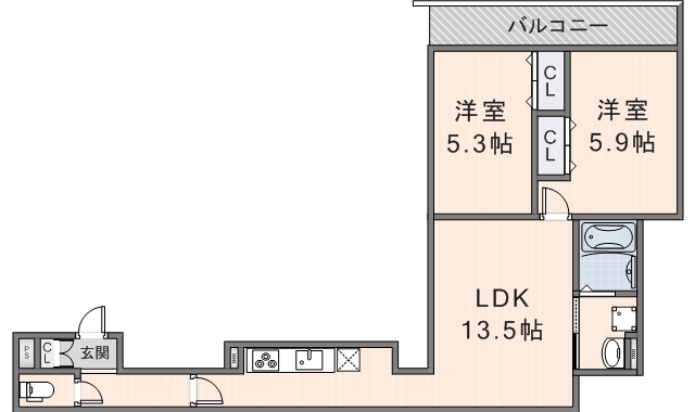 ラモーナ東山町Ⅰ (203号)