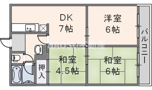 石切グリーンハイツ　（1B号）