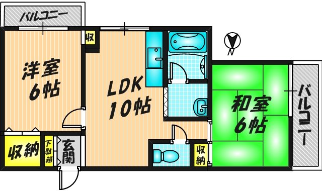 シャトー西村 (307号)