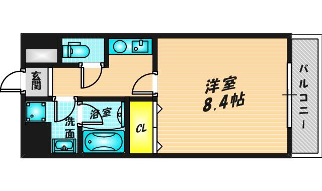 メルディアキューブやえのさと　（401号）