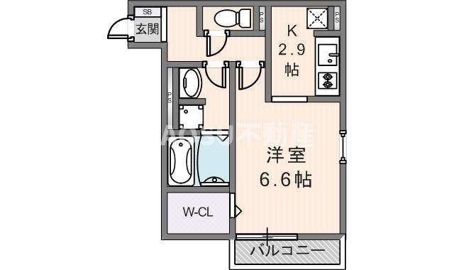 セジュール・ユイット西岩田 (203号)