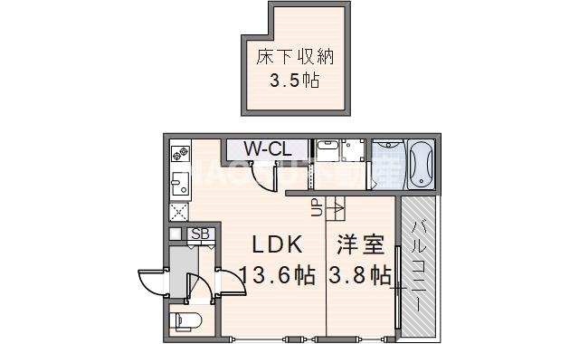 ハーモニーテラス花園東町　（101号）