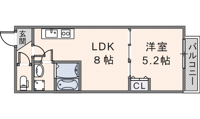 仮)東大阪市御厨南共同住宅　（201号）