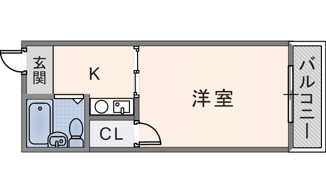 藤井マンション岩田　（204号）