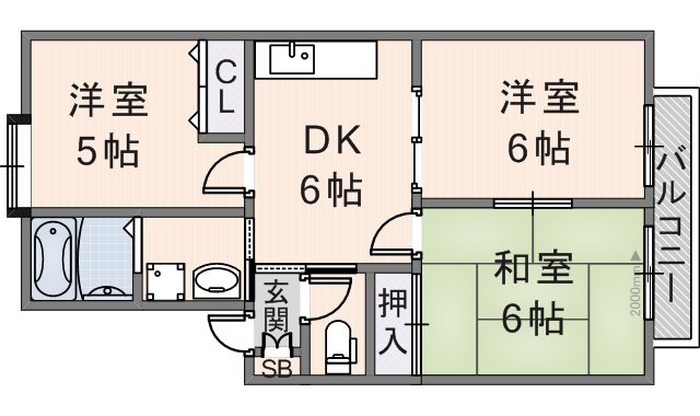 シャルマン横小路　（206号）