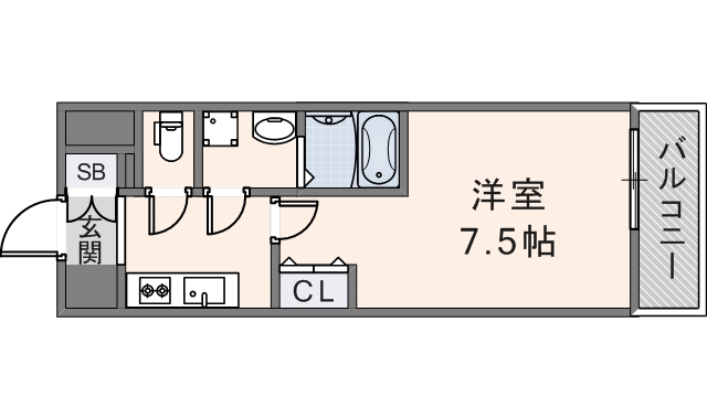 ファーストフィオーレ長田グランディール (404号)