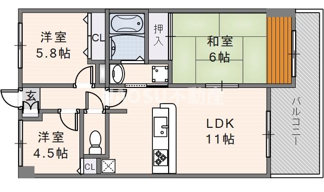 オーク新石切　（1302号）