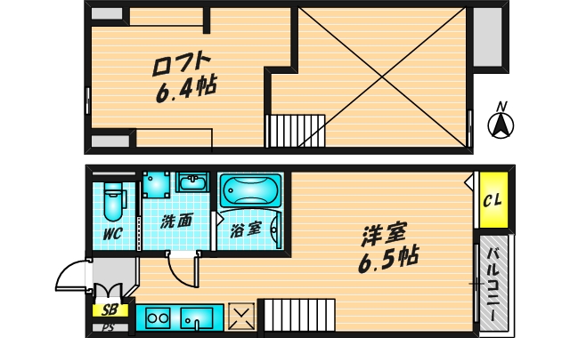 ヴィレッタ若江岩田　（205号）
