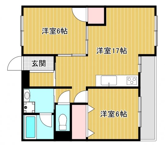 グロースハイツ吉田下島 (304号)