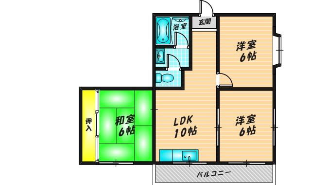 スカイハイツ (103号)