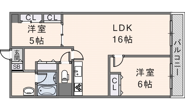 若江岩田スカイハイツ　（608号）