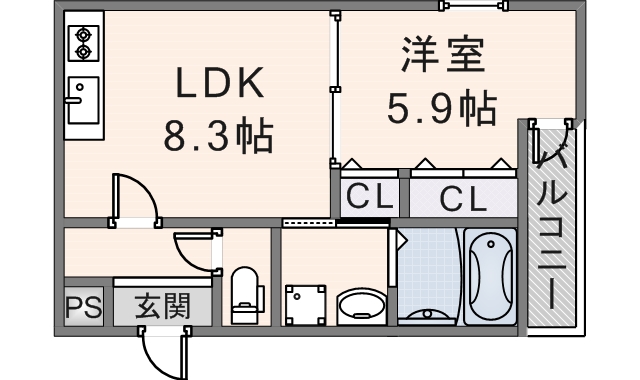 フジパレス・リズフィユ　（106号）