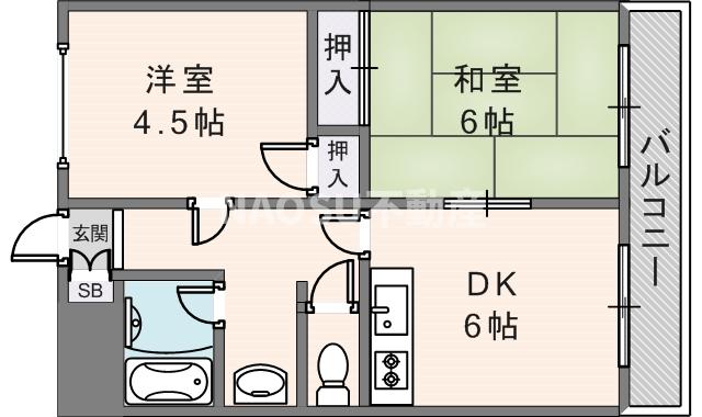 OMレジデンス八戸ノ里　（501号）