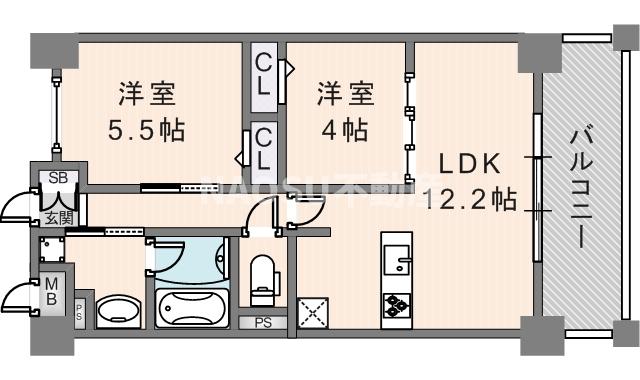 ヴィルヌーブエスケーエイチ　（602号）