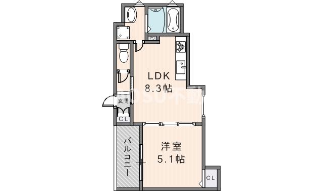クリエオーレ吉田　（201号）