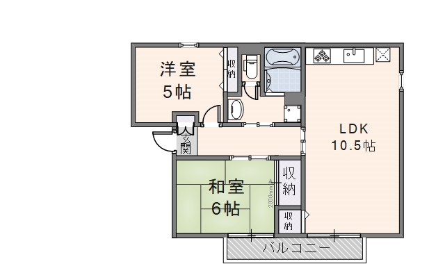 メゾンニュー池島D (202号)