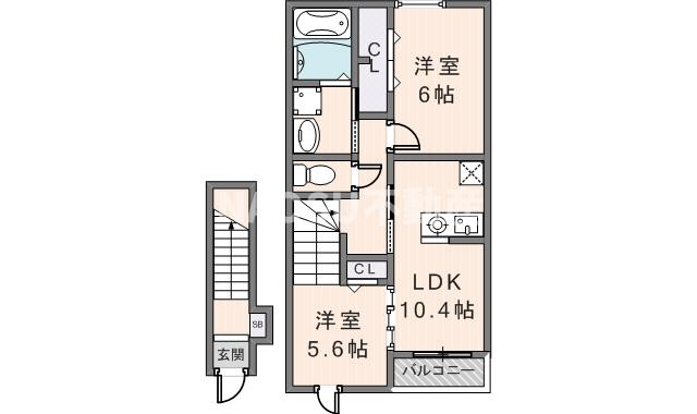 カーサ・フェリチェⅡ (202号)
