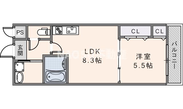フジパレス駒林Ⅱ　（107号）