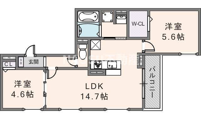 D-ROOM東花園 (102号)