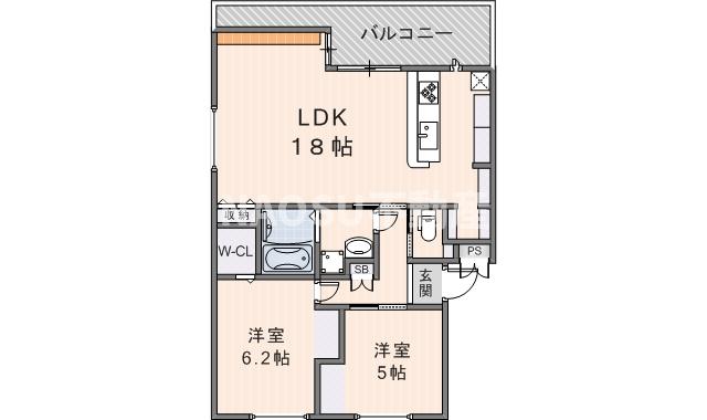 Helena　GARDEN玉串元町Ⅲ　（101号）