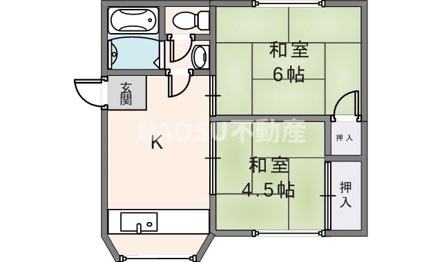 新石切テラスハウス (2F号)