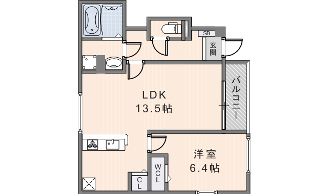 ハルノテラス (102号)