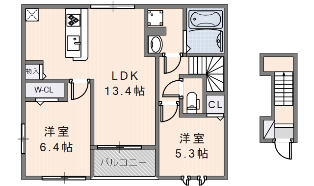 ハルノテラス (205号)