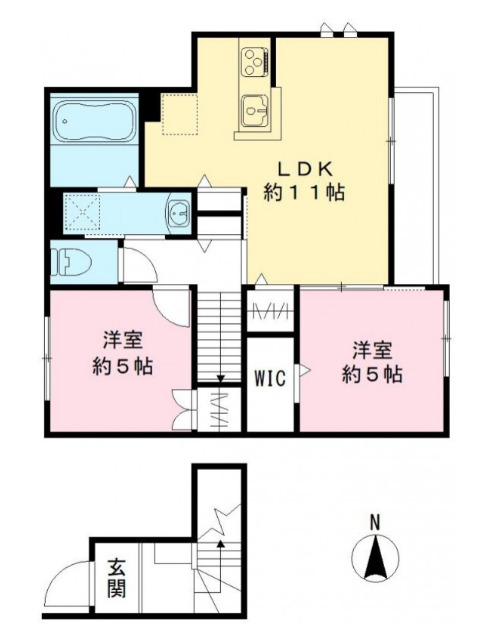 ヴィラ・クレール (201号)