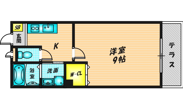 フローラルハイツ (106号)