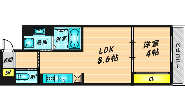 エイチ・ツーオー布施 (303号)