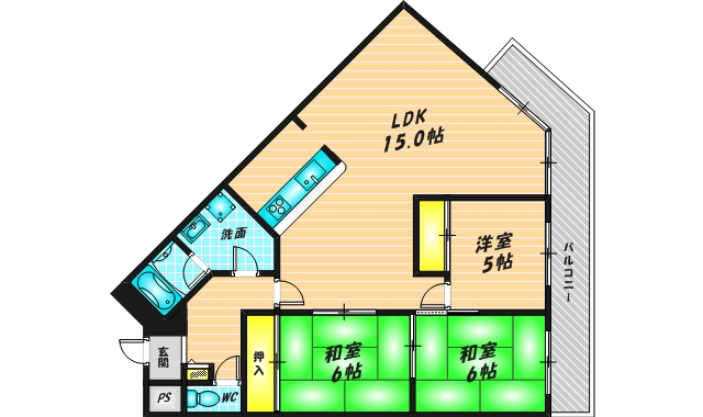 グランドハイツ (803号)