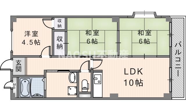 ナカトミサニーハイツ (301号)