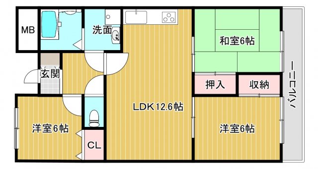 ピエモンヌ東山　（205号）