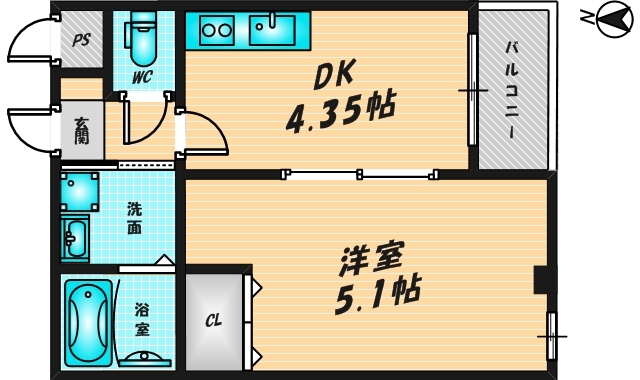 ラガーパレス花園　（305号）